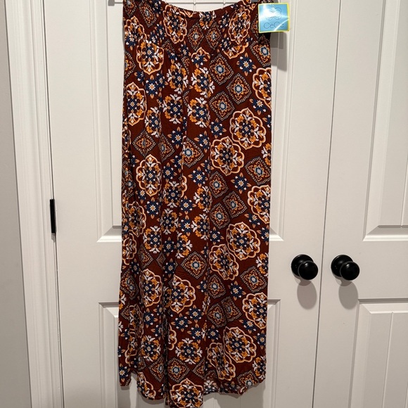 CeCe Palazzo Wide-Leg Boho Pants - Picture 2 of 7